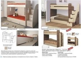 Детская Адель, производство Олмеко Каталог Олмеко Мебель